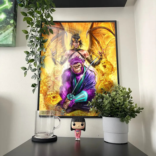 Wall Art - Awakening of the Oni