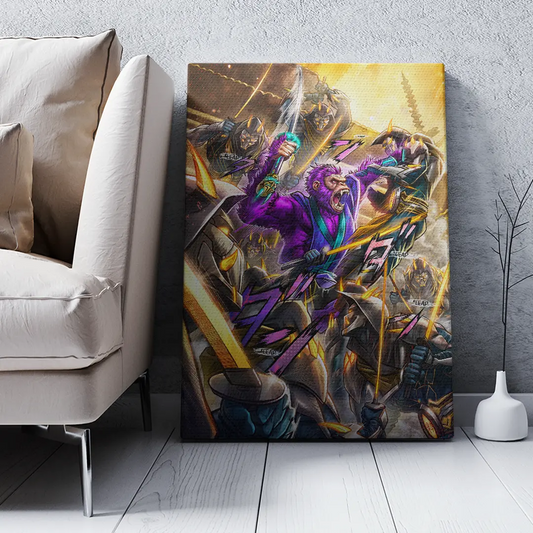 Wall Art - Monkey's First Encounter