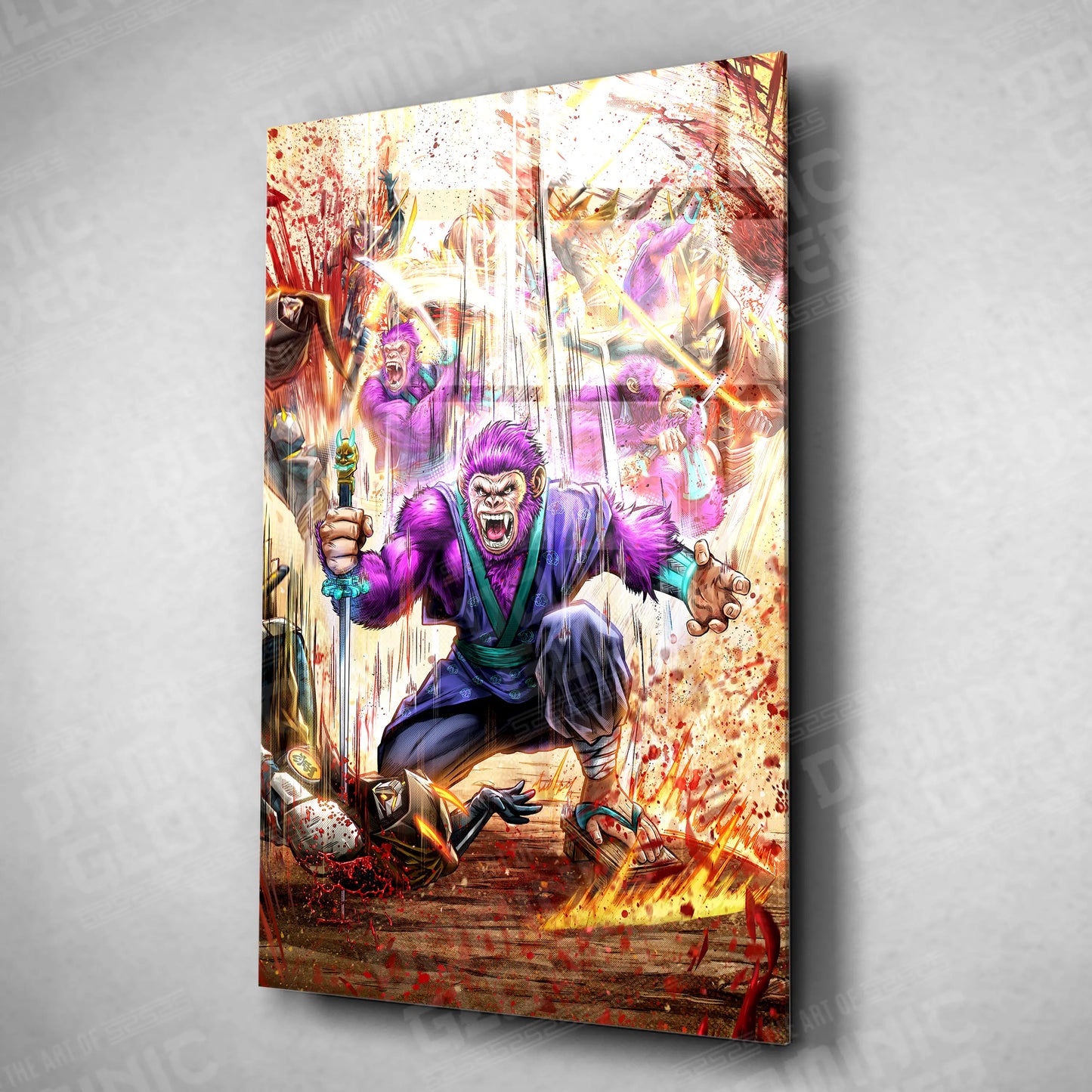 Wall Art - Rise of the Monkey Samurai