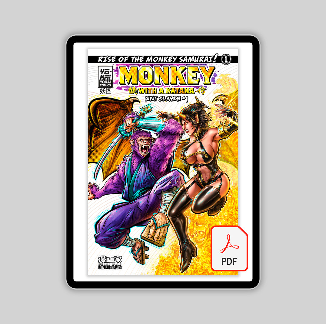 Monkey With A Katana: Digital Edition — Rise Of The Monkey Samurai #1