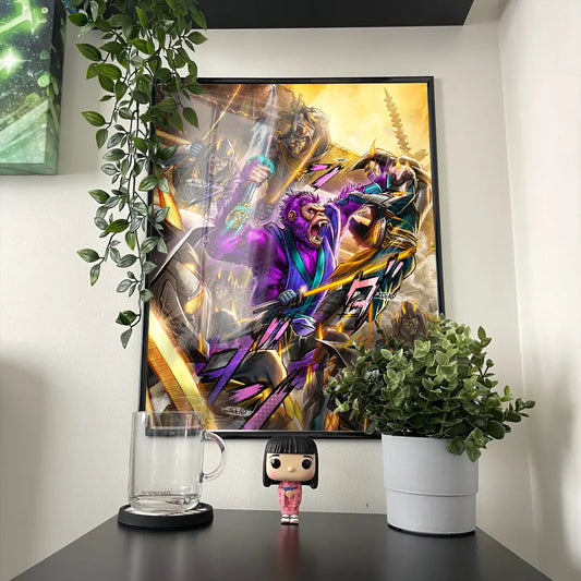Wall Art - Monkey's First Encounter