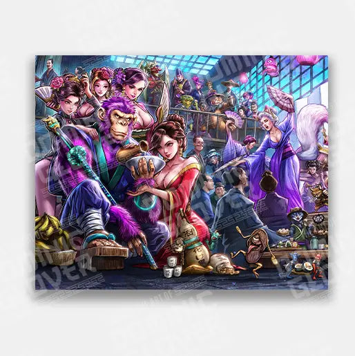 Wall Art - Yokai Teahouse