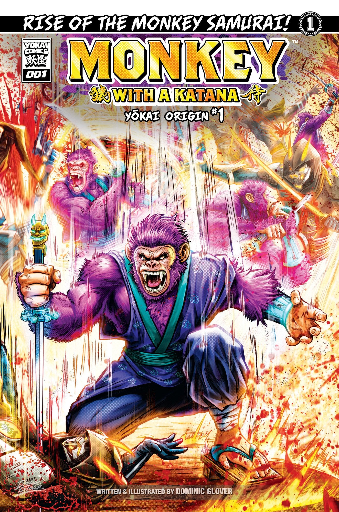 Monkey With A Katana: Rise Of The Monkey Samurai #1