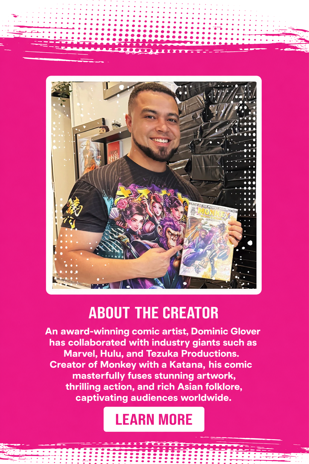 About the Creator — Dominic Glover